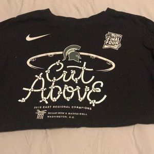 Michigan state basketball tshirt